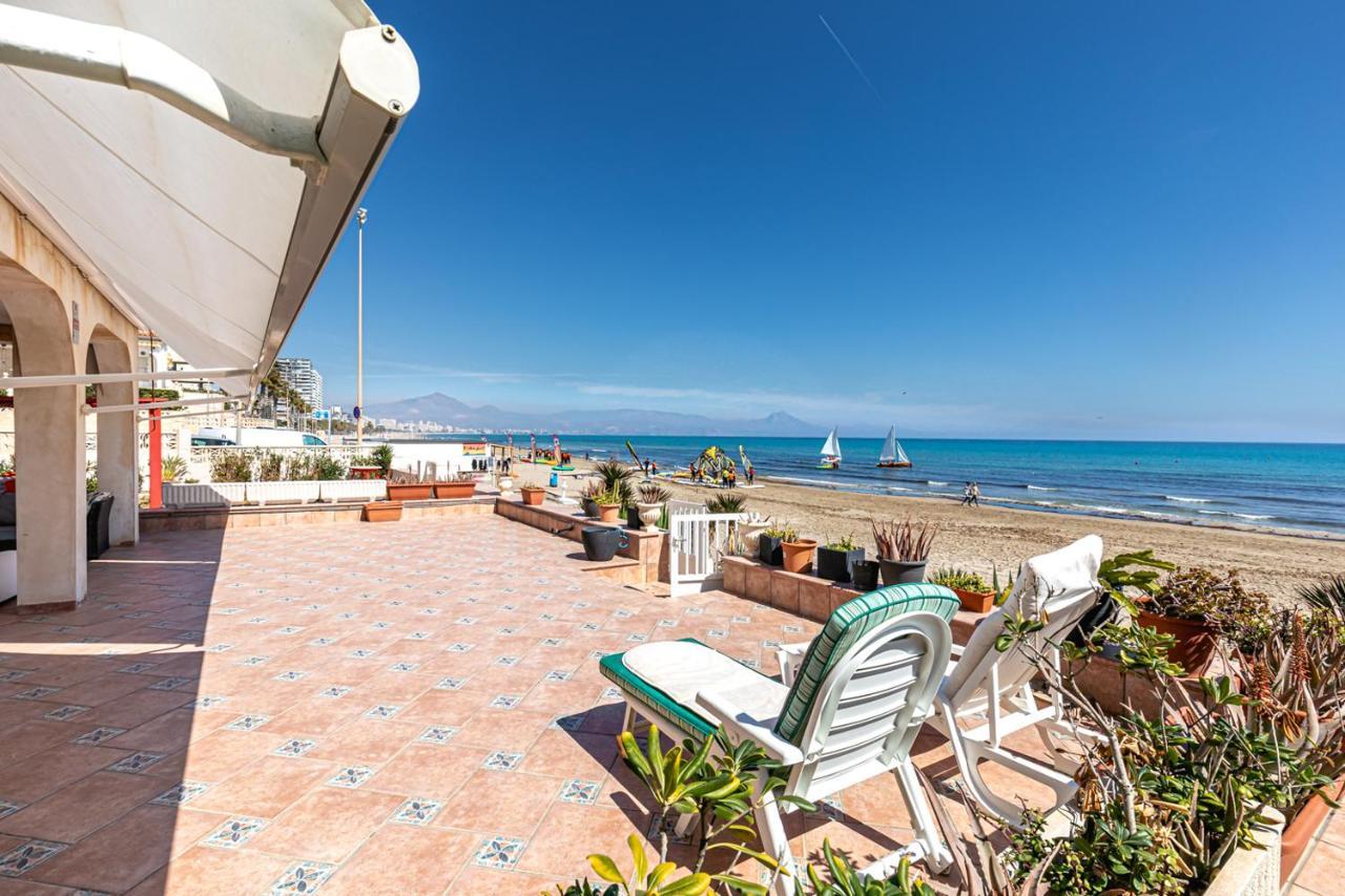 Beachfront Bliss: Apartamento A Pie De Playa Alicante Exterior foto