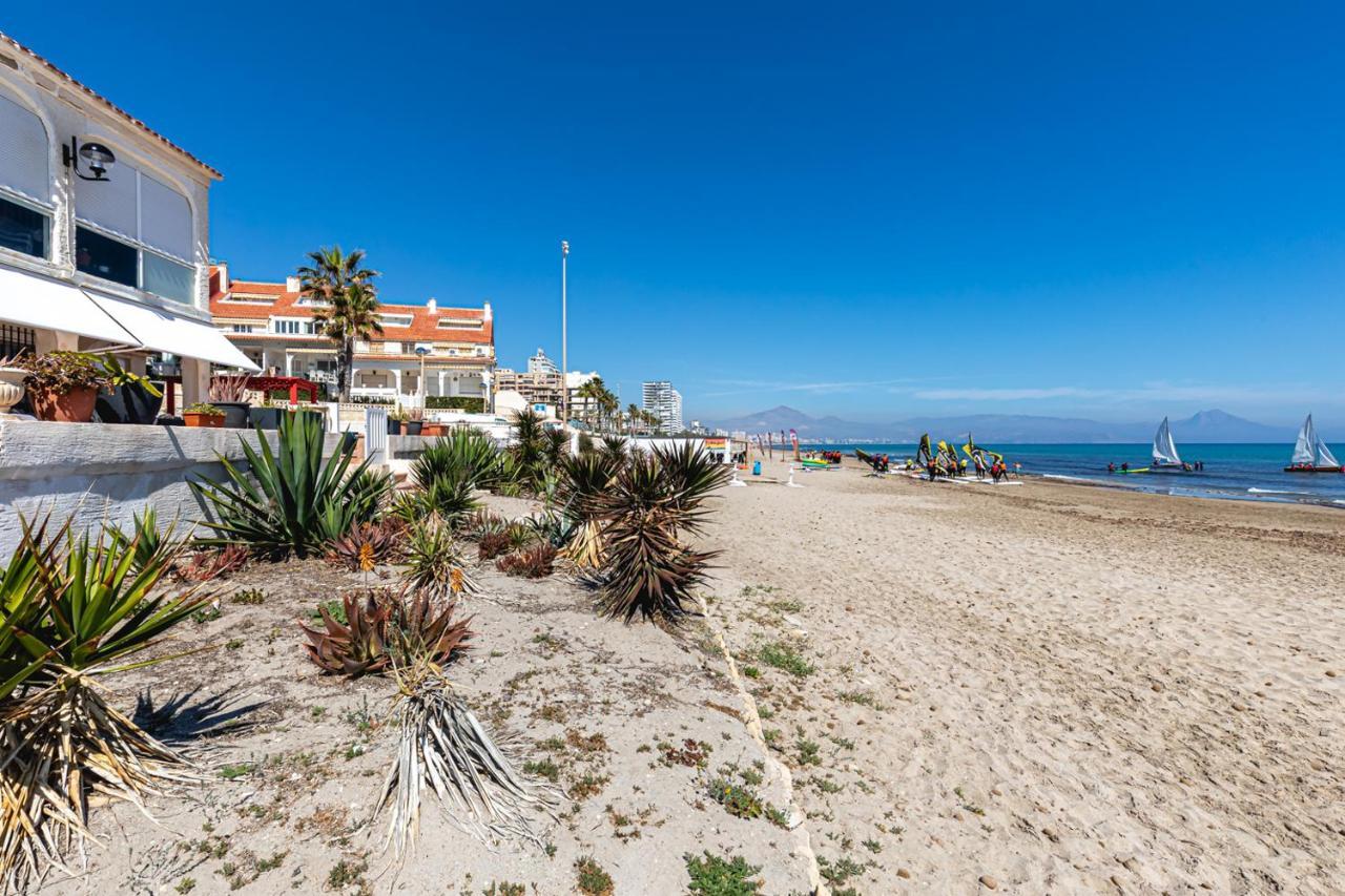 Beachfront Bliss: Apartamento A Pie De Playa Alicante Exterior foto